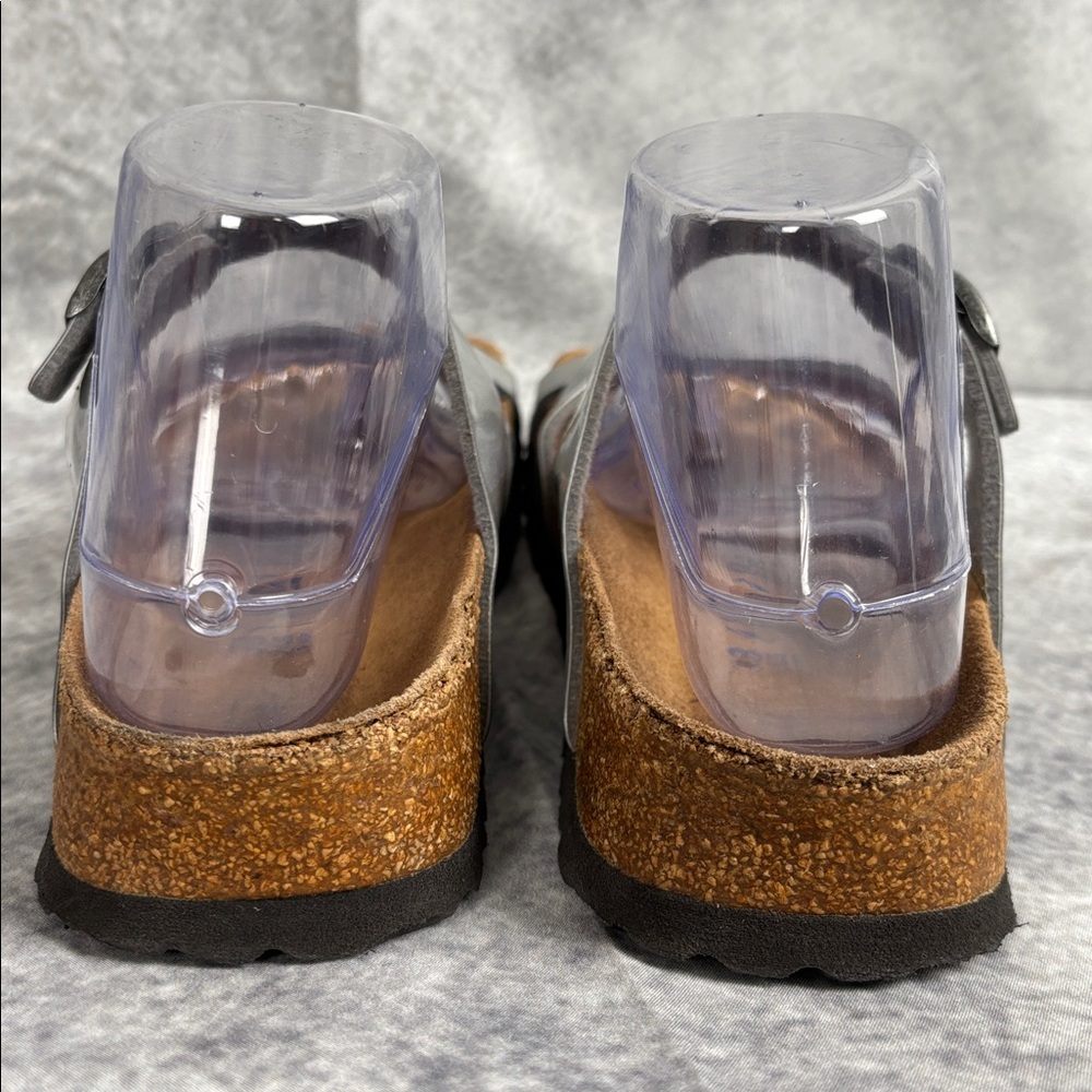 Betula By Birkenstock Mayari Soft Footbed One Toe Sandal Silver Women's Size 7 - Picture 5 of 12